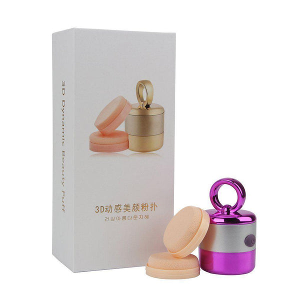 3D Tilting Electric Vibrating Foundation Makeup Applicator